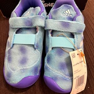 Toddler size 10 Adidas shoes monsters inc design